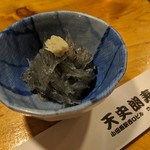 天史朗鮨 - お通し　生シラス