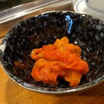 天史朗鮨 - ホヤの塩辛　薄味でホヤの香りもあって美味しい