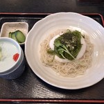 若園 - 冷めかぶとろろそば900円