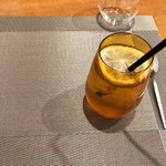 Restaurant Cinq - 自家製オレンジスカッシュ550円(2018.12月終盤)