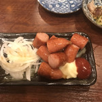 立ち呑み くにし - 辛いウィンナー