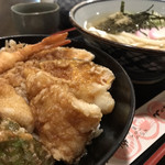 Koumi - 天丼とうどんのセット