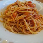 Saizeriya - パルマ風スパゲッティ。なかなか美味い！
                        ダブルサイズにしてちょうど良さそうなボリューム