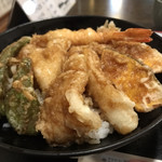 Koumi - 天丼(この日はうどんとセット)