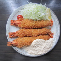 有頭ジャンボ海老フライ（大海老3本）