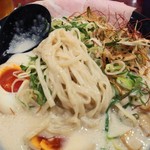 どろそば将 - 麺アップ