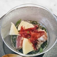フレンチ串揚げ BEIGNET 大阪･ウメシバ - オードブル（鰹や筍の青のりジュレ）
