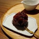 雨音茶寮 - セットAのお茶菓子、栗羊羹