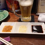 串あげ屋 - タレはおろしポン酢、タルタル、ソース