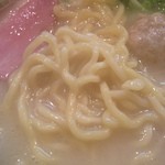 麺や而今 大東本店 - 麺　2011.12