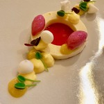 Le CieL by Toni Mörwald - ⑬カラマンシーの冷たいムース、ジンジャー、赤しそソース