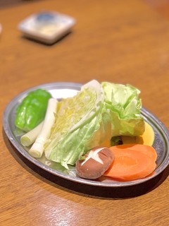 Giyuushin - 野菜焼き盛り合わせ(500円)