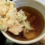 めん割烹なか川 - サクッとして美味しい天ぬき