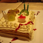 トラットリア イル シレーネ - ご好意で作っていただいた巨峰のショートケーキ☆