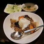 Cava亭 - キーマカレーセット900円