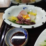 酒季彩あさつき - 刺身 ※拡大 (2019.05.10)