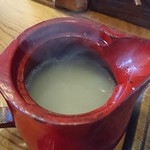 千寿 竹やぶ - 理想の濃いさの蕎麦湯