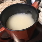 谷屋 - 蕎麦湯