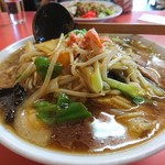 珍満茶楼 - 広東麺(うま煮そば)大盛り  990円