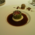 レ セゾン - 2011.12　ペルドローとフォアグラのバロティーヌ　