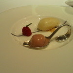 レ セゾン - 2011.12　林檎のシャーベットとチョコもち