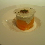 レ セゾン - 2011.12　柿のプティ・ヴァシュランをクリーミーに　ゆずと生姜