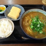 寺子屋 - 肉カレーうどん定食