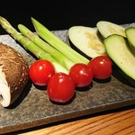 焼肉なかむら - 野菜の盛り合せ