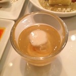 MASA’S KITCHEN - ①前菜４種盛り合わせ（ホワイトアスパラ冷製スープ）