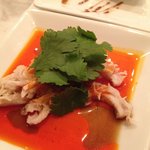 MASA’S KITCHEN - ①前菜４種盛り合わせ（トリッパ　ラー油　パクチー）