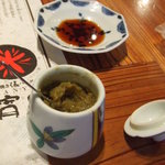 寛屋 - 柚子胡椒です…油っぽさを消して、さわやかな風味を残します。