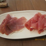 串焼きダイニング Den - 生ハムです