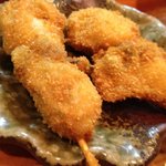 焼酎道楽　甑 - 牡蠣の串カツ