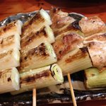焼酎道楽　甑 - ネギ、ネギマ串焼き