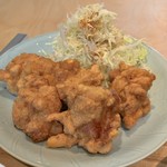 まるこ食堂 - 今週の定食(\1,000)　鶏の唐揚げ