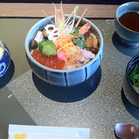 旅館 くらしき - 花咲ちらし寿司（1700円）