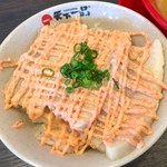 天下一品 - 豚バラ明太マヨ丼 アップ