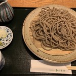 蕎麦切り 春のすけ - もり蕎麦大盛り（太打ち）
