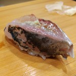 鮨処 多田 - 握り　喉黒　※牡丹海老漬けの代替料理