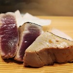 鰹のたたき ステーキ風　