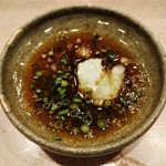 鮨処 多田 - 牡蠣用の玉葱ポン酢