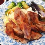 プチレストラン 喜和深 - 豚肉パプリカ風味さっぱりポン酢