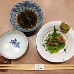 鮨処 多田 - 先付　鮪のスジの煮凝り　