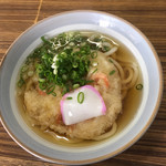 Teuchi Udon Chiyayama - 『丸天うどん（小エビ） 450円なり』