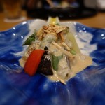 まき村 - 初夏野菜と胡麻クリーム