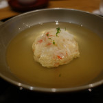 まき村 - 生毛蟹のお椀真薯