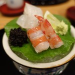 まき村 - マコガレイと車エビ