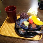 和のギャラリーなかむら - クリームあんみつ