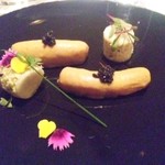 レ セゾン - 11.12.10毛蟹を自然なままで ショーフロワ仕立て キャヴィア添え カリカリの黒大根