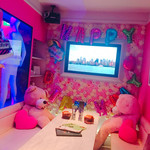 Bedirokakafe - もう一つの個室はピンクっぽいお部屋